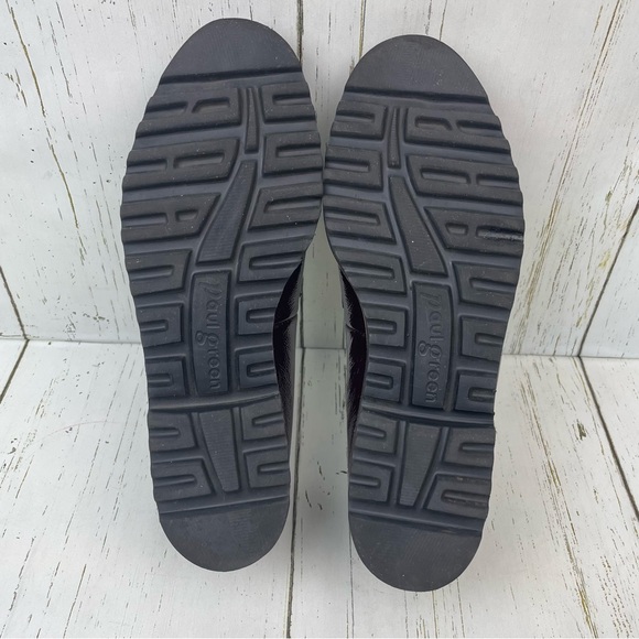 Paul Green Carmel Crinkle Leather Loafers - Picture 7 of 16